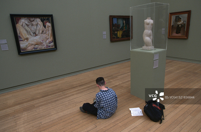 泰特美术馆内部图片素材