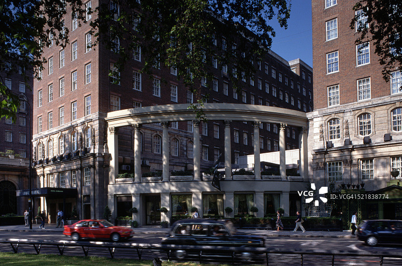 格罗夫纳酒店的柱子图片素材