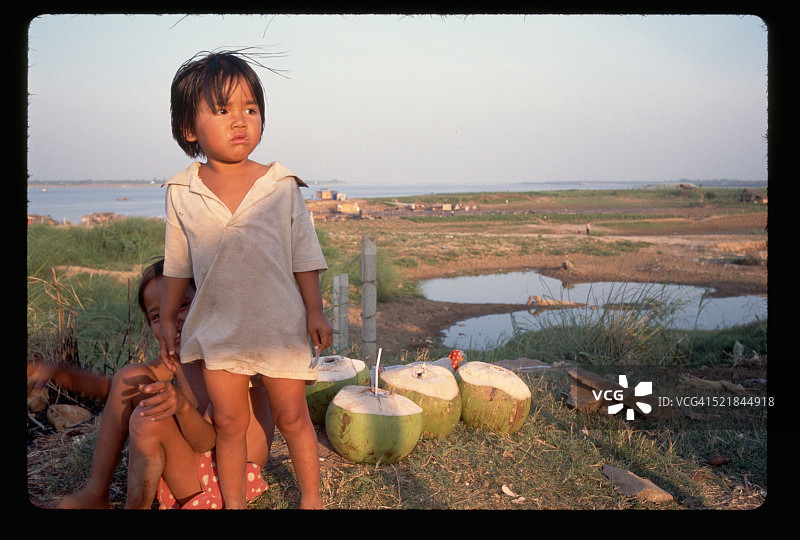 柬埔寨的儿童图片素材