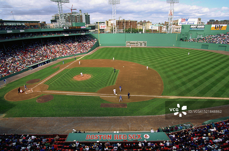 芬威公园的比赛日图片素材