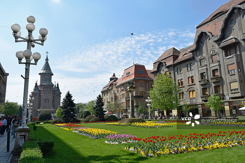 蒂米什瓦拉东正教大教堂（罗马尼亚）图片素材