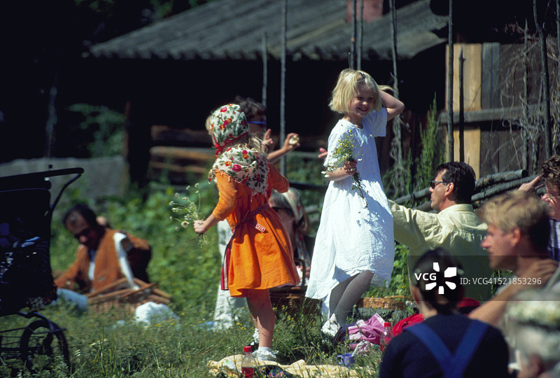 庆祝仲夏节前夕图片素材