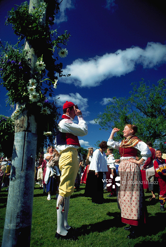 庆祝仲夏节前夕图片素材