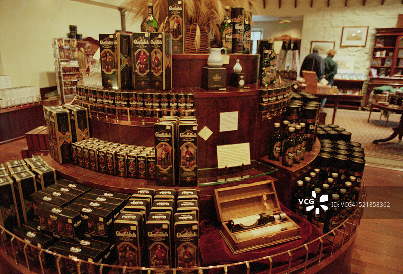 格兰菲迪酒厂礼品店展示图片素材