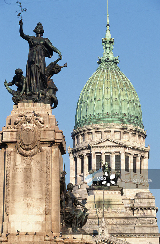 国会广场的雕塑图片素材