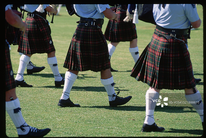 怀唐伊日庆祝活动上的风笛手图片素材