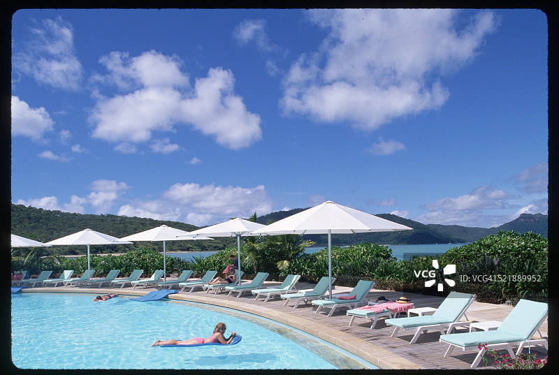 海曼岛度假村泳池图片素材