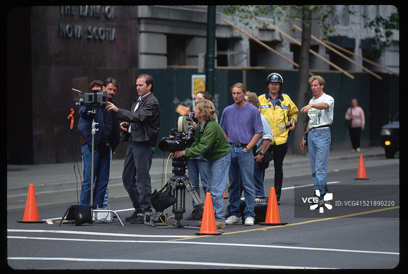 电影摄制组工作场景图片素材