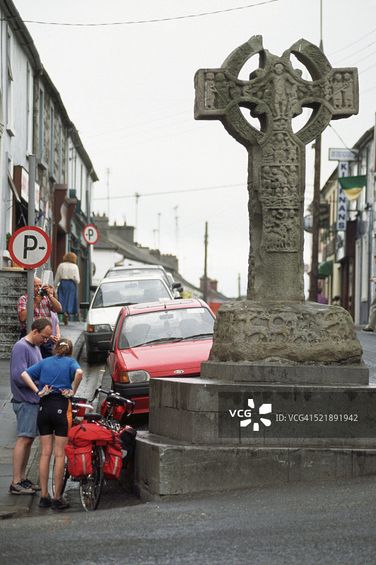 爱尔兰凯尔斯凯尔特市场十字架图片素材