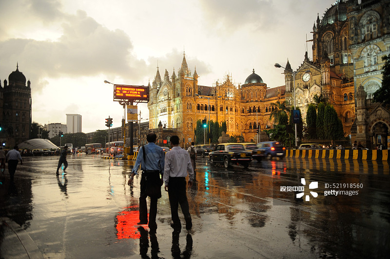 印度马哈拉施特拉邦孟买希瓦吉终点站图片素材