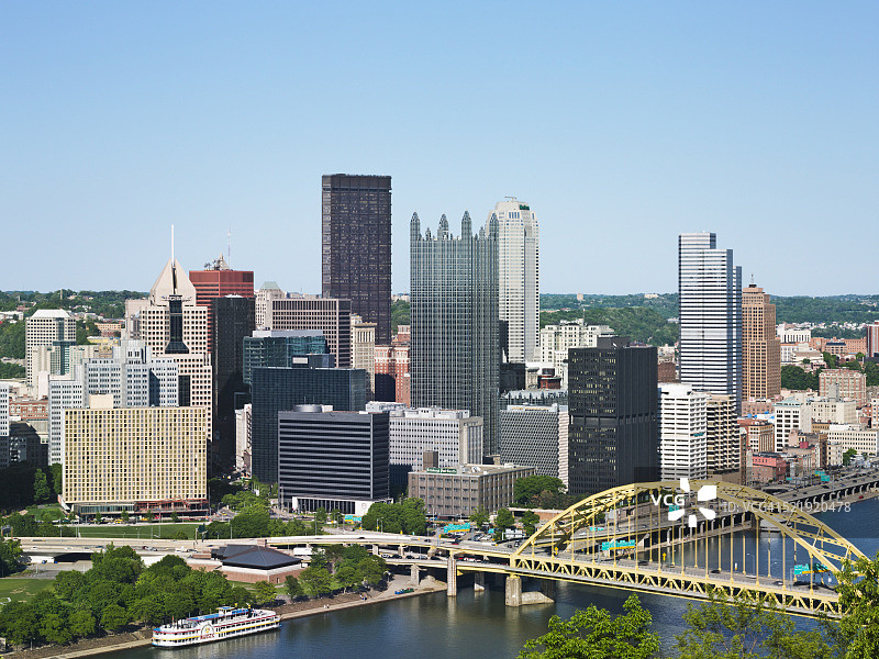 匹兹堡市中心图片素材
