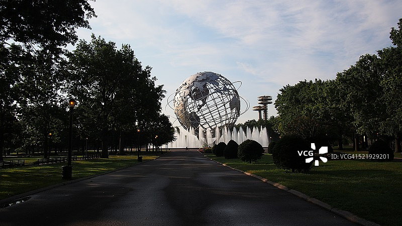 纽约世博会地球仪图片素材