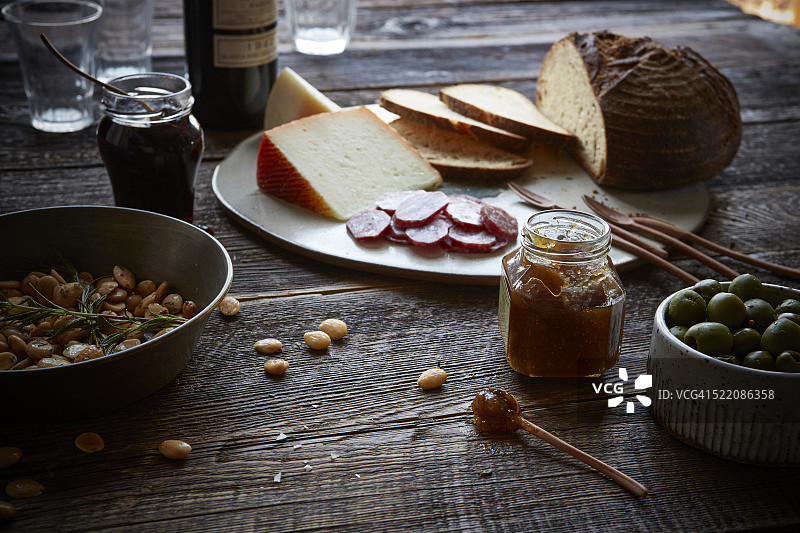 法式肉食拼盘图片素材