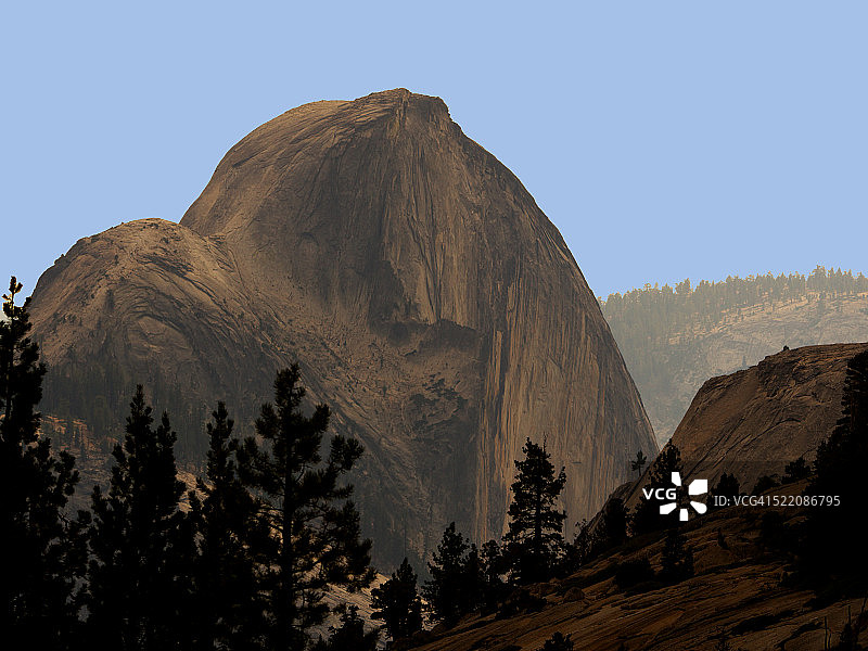 从奥姆斯特德角观看半圆顶图片素材