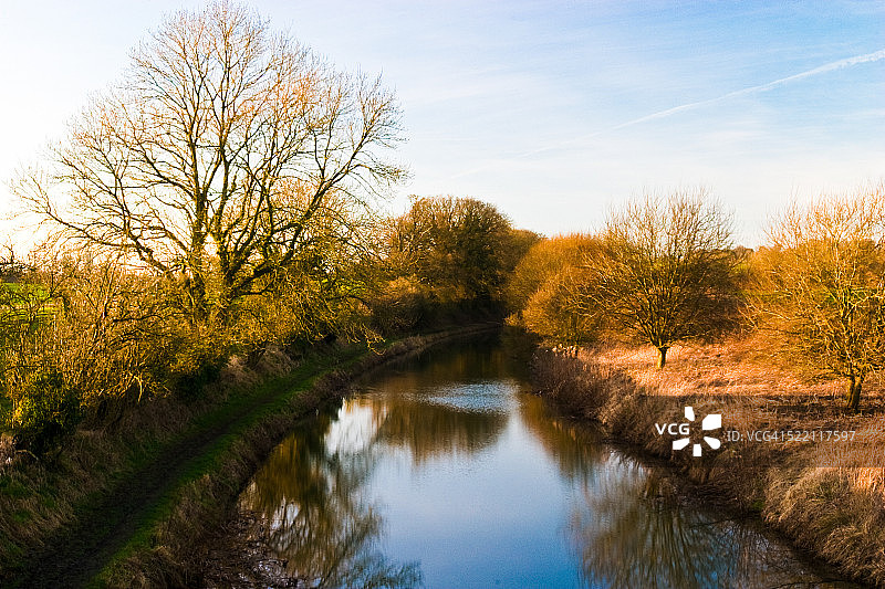 英国肯尼特和埃avon运河图片素材