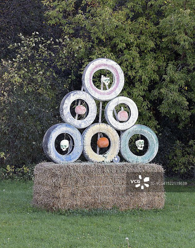 万圣节彩弹靶子图片素材