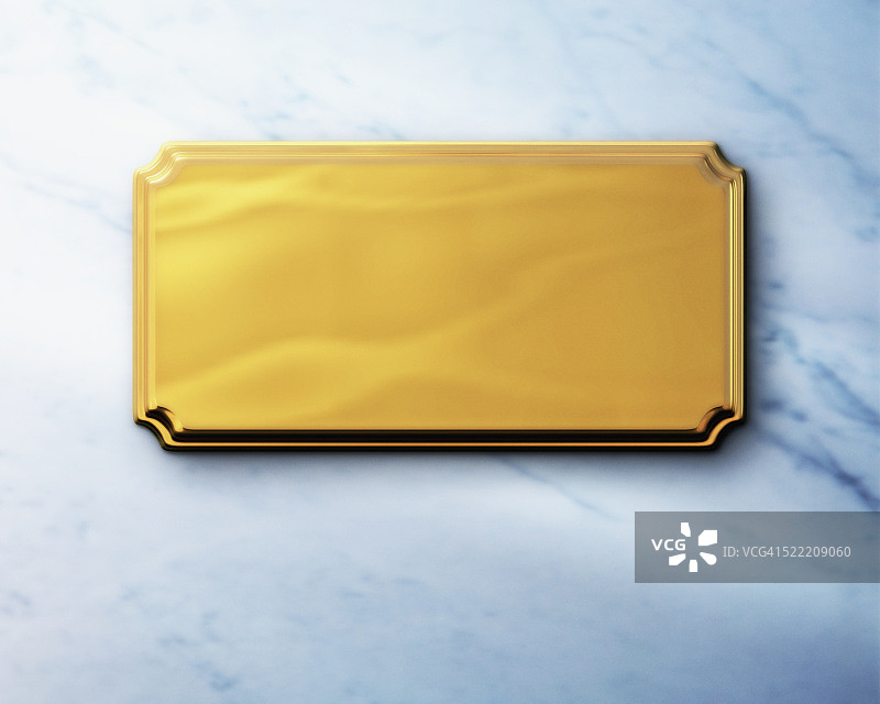 金色铭牌图片素材