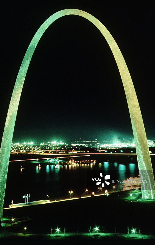 圣路易斯拱门图片素材