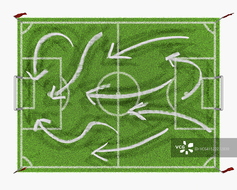 足球场战术图图片素材