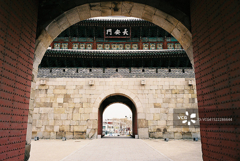 韩国水原华城：联合国教科文组织世界遗产图片素材