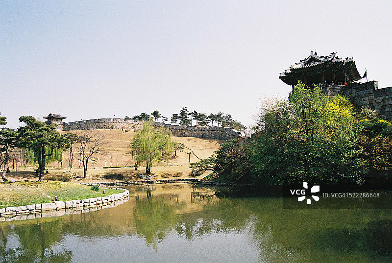 韩国水原华城：联合国教科文组织世界遗产图片素材