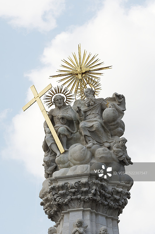 布达佩斯圣三一柱图片素材