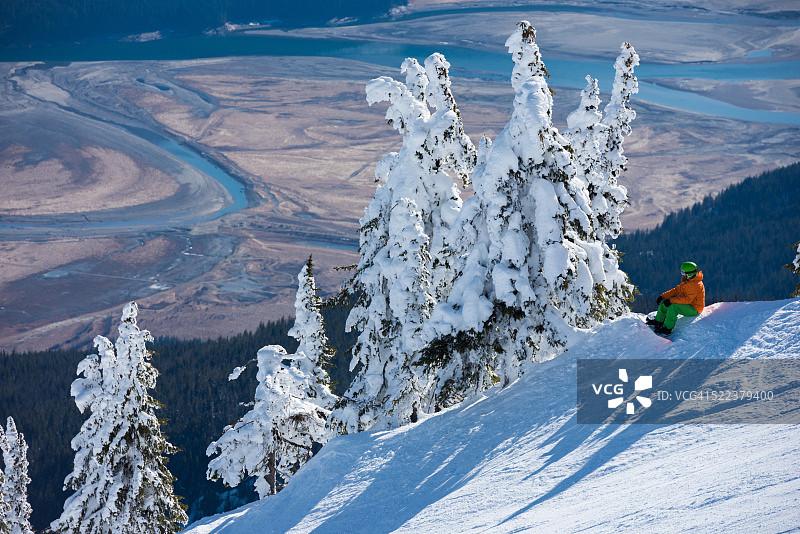 在雷夫尔斯托克山度假区滑雪图片素材