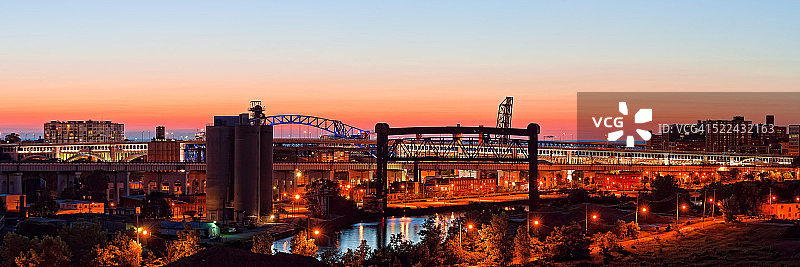 克利夫兰夜景图片素材