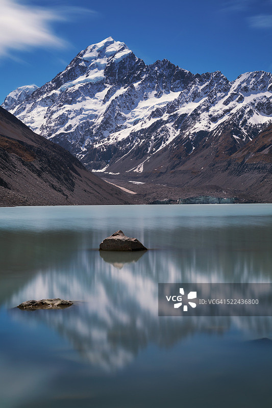 库克山国家公园胡克谷图片素材