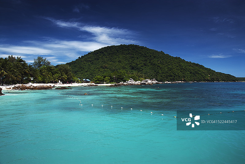 停泊岛风光图片素材