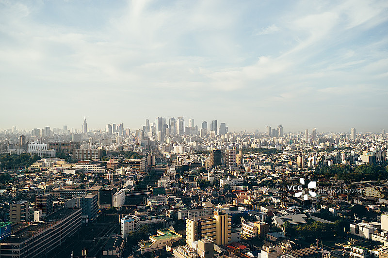 东京新宿区景色图片素材