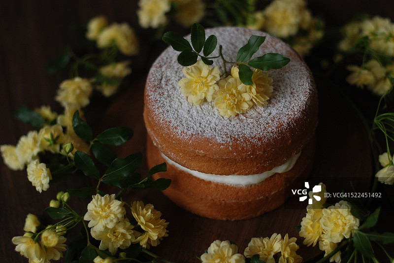 柠檬蛋糕图片素材