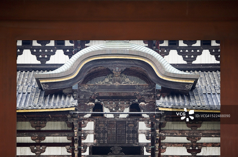 日本奈良东大寺的大门图片素材