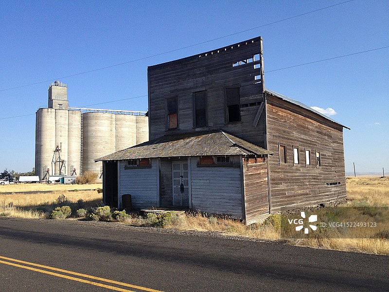 废弃的建筑物图片素材
