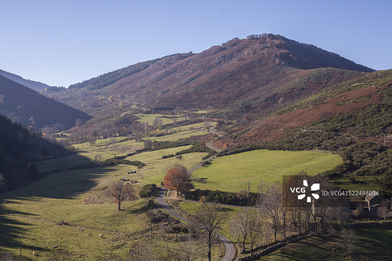 塞文山脉风光图片素材