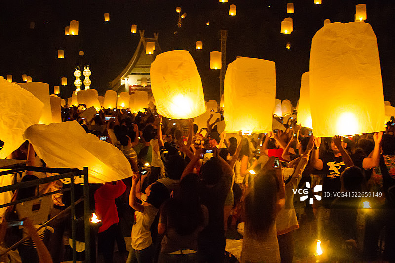 水灯节图片素材