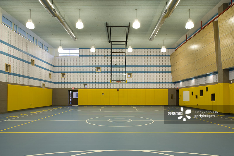 纽约州奥兰治堡罗克兰儿童精神病中心的体育馆图片素材
