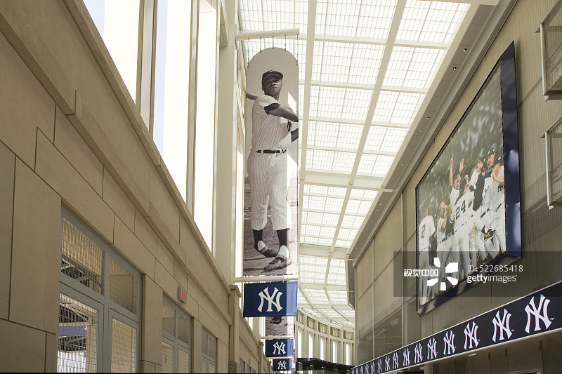 纽约布朗克斯区的扬基体育场图片素材