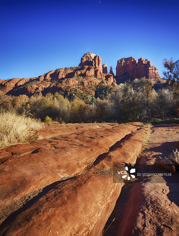 红色岩石山区，靠近红色岩石渡口图片素材