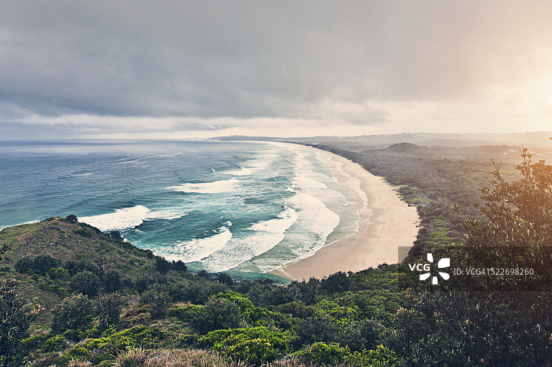 澳大利亚新南威尔士州拜伦湾的塔洛海滩图片素材