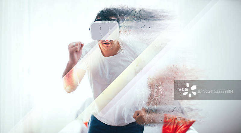 虚拟现实跑步图片素材