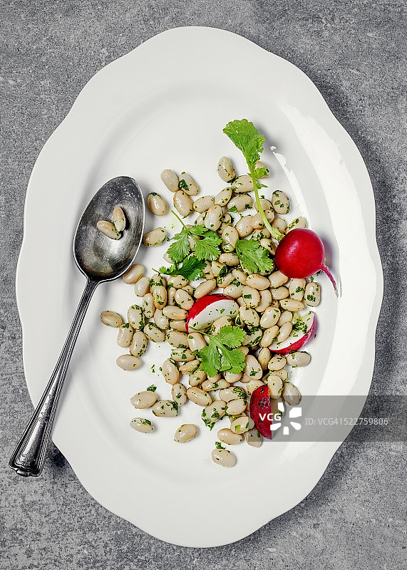 豆类沙拉图片素材