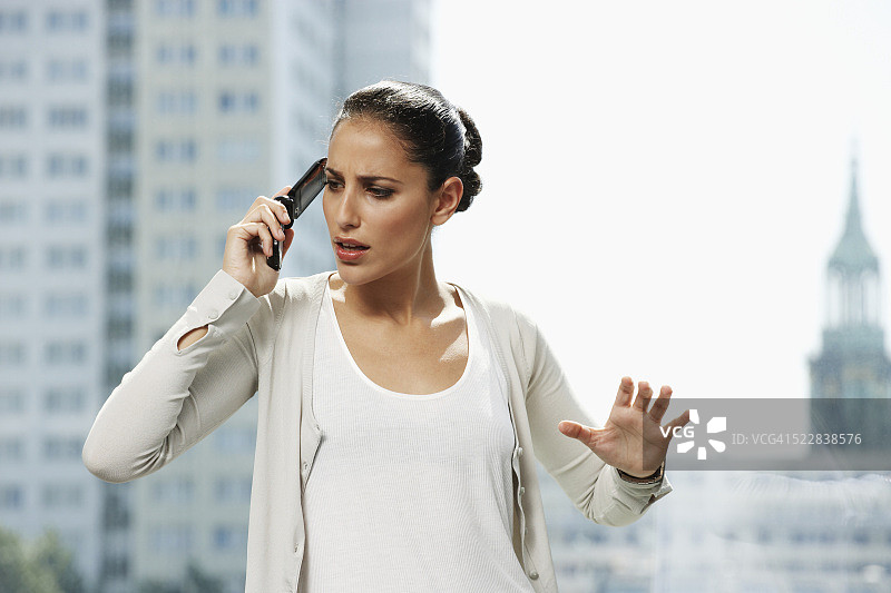女人打电话图片素材