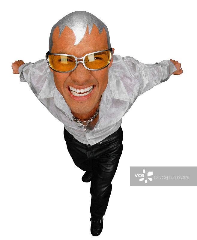 狂欢者做鬼脸图片素材