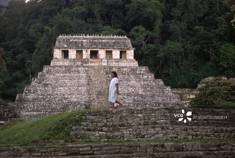 帕伦克碑铭神庙图片素材