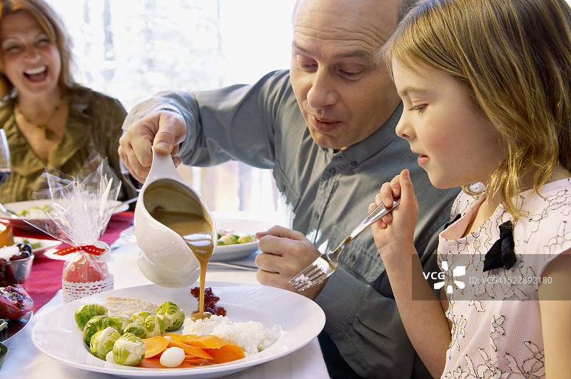 圣诞晚餐图片素材