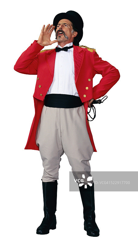 马戏团的驯兽师图片素材