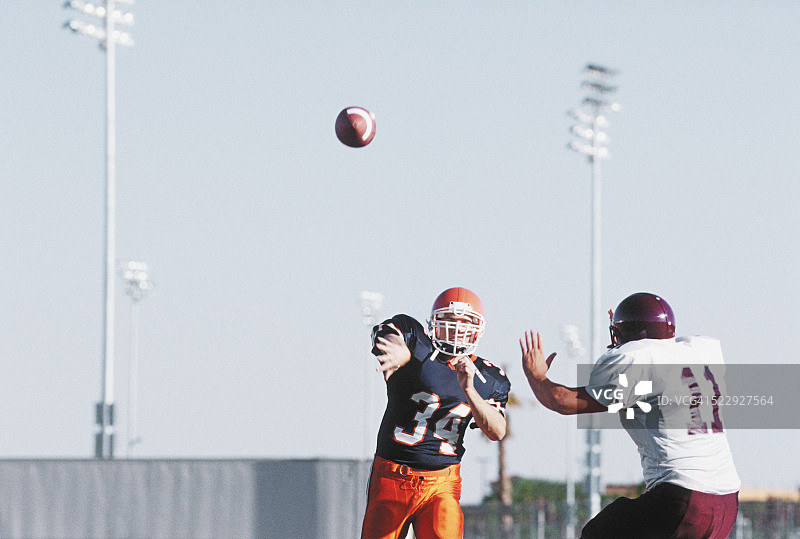 四分卫传球图片素材