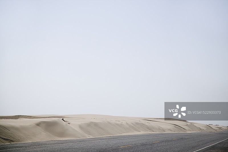 德克萨斯州南帕德里岛公路图片素材