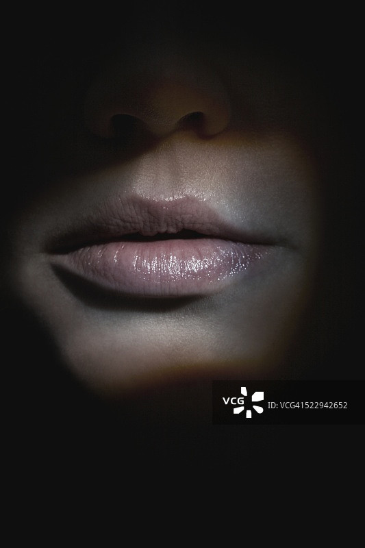 男人的嘴唇图片素材